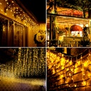 ZAYO LED ICICLE LIGHT WARM WHITE 3MX50CM