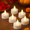 ZAYO LED TEALIGHT PACK OF 6 BATTERY