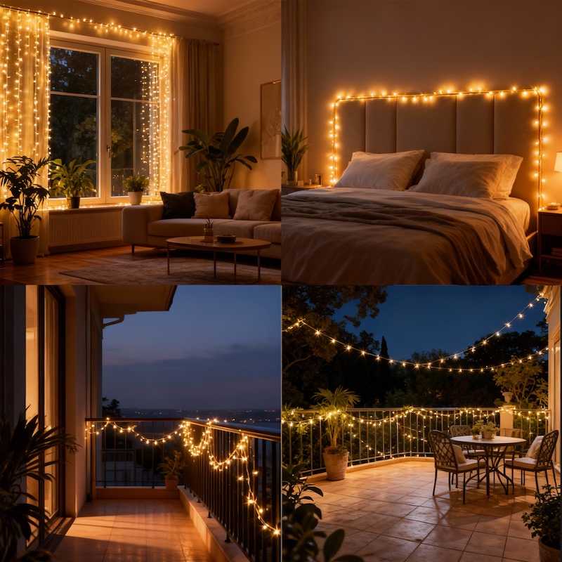 ZAYO LED STRING LIGHT WARM WHITE 10M