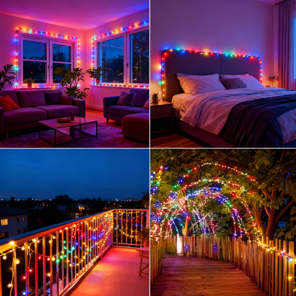 ZAYO LED STRING LIGHT MULTICOLOUR 10M