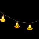 ZAYO LED GOLDEN DIYA STRING LIGHT BATTERY