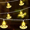 ZAYO LED GOLDEN DIYA STRING LIGHT BATTERY