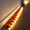 ZAYO LED DIYA STRING LIGHT RED