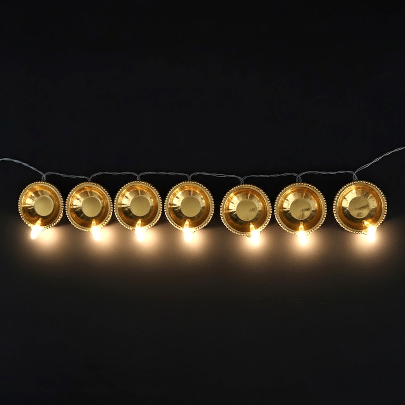ZAYO LED DIYA STRING LIGHT GOLDEN