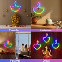 ZAYO LED DIYA LIGHT  MULTICOLOUR 30CM