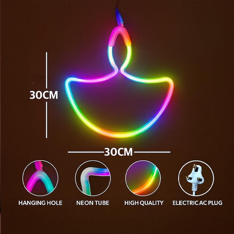 ZAYO LED DIYA LIGHT  MULTICOLOUR 30CM