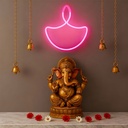 ZAYO LED DIYA LIGHT PINK 30CM