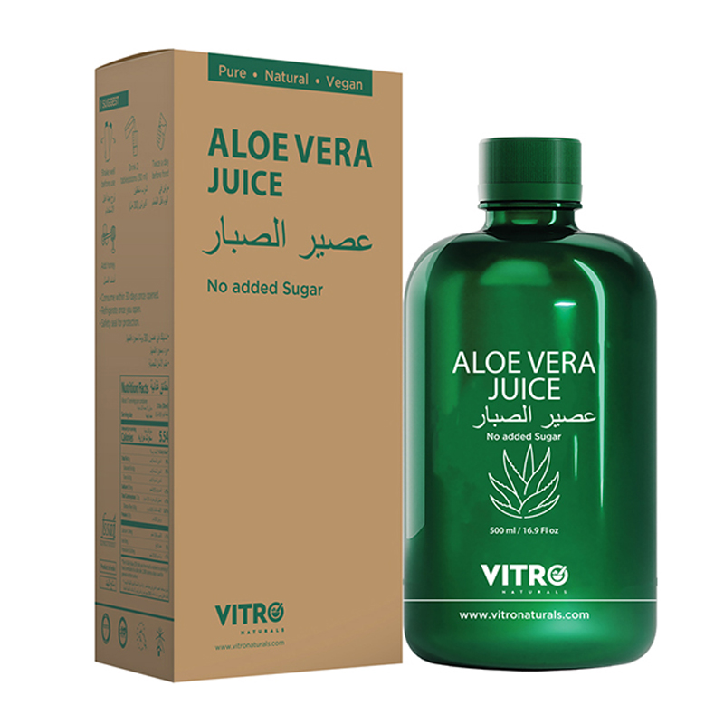 VITRO ALOE VERA JUICE 500ML + CANDY 100GM