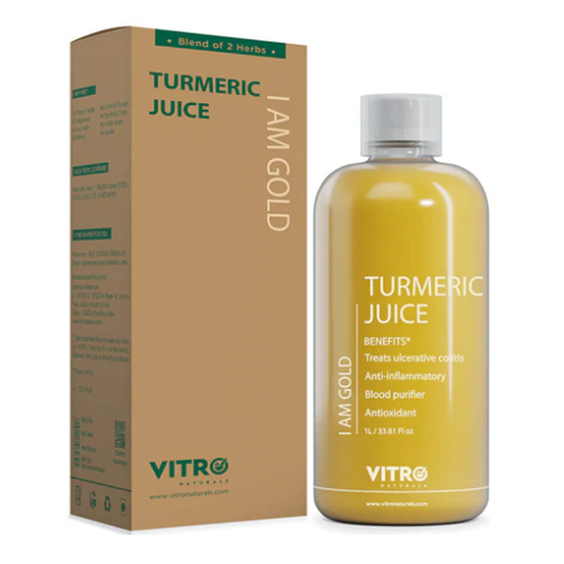 VITRO TURMERIC JUICE 500ML + CANDY 100GM