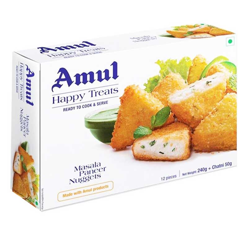 AMUL MASALA PANEER NUGGETS 300GM