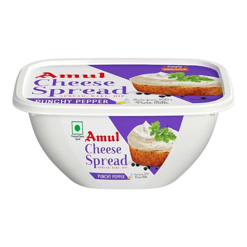 AMUL CHEESE SPREAD PEPPER 200GM