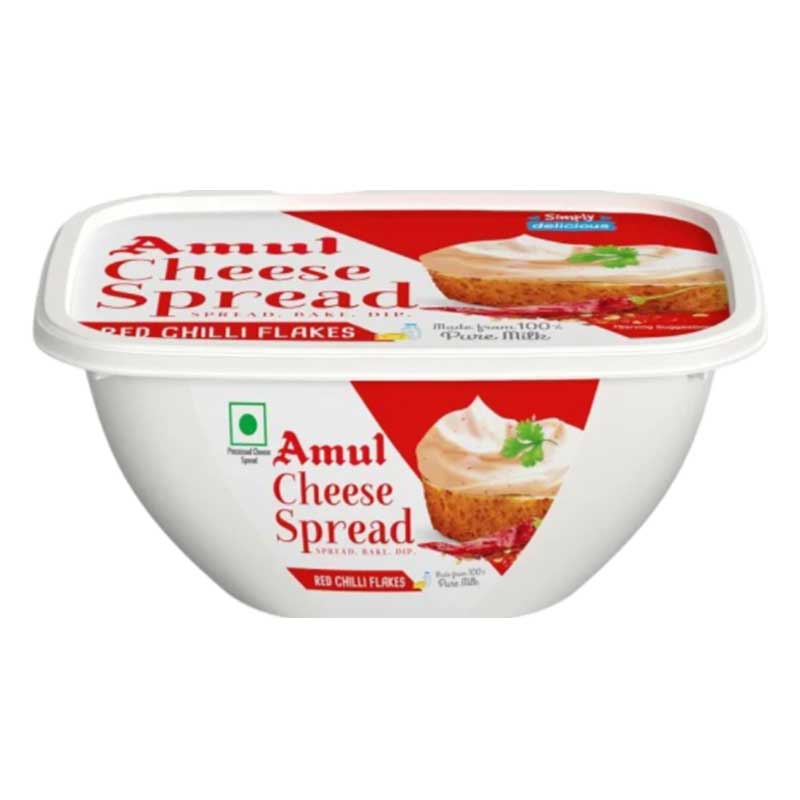 AMUL CHEESE SPREAD RED CHILLIE FLAKES 200GM