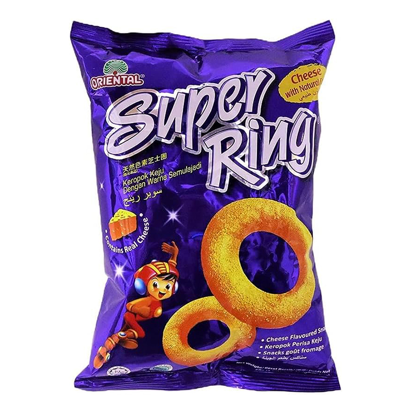 ORIENTAL SUPER RINGS  CHEESE FLVR 60GM