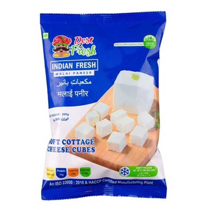 DESI &amp; FRESH FROZEN MALAI PANEER 200GM