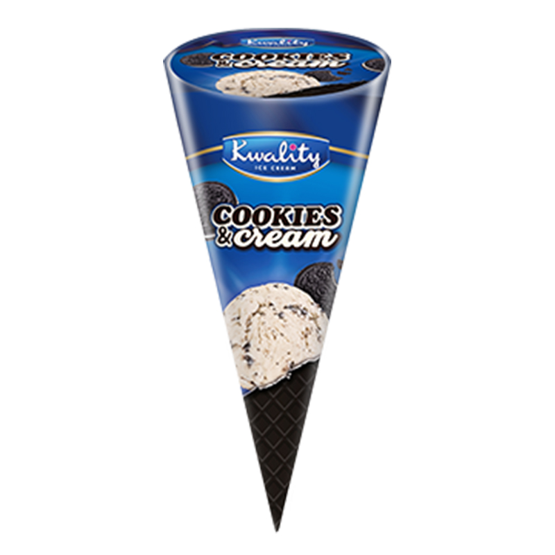 KWALITY COOKIES&amp;CREAM CONE 110ML