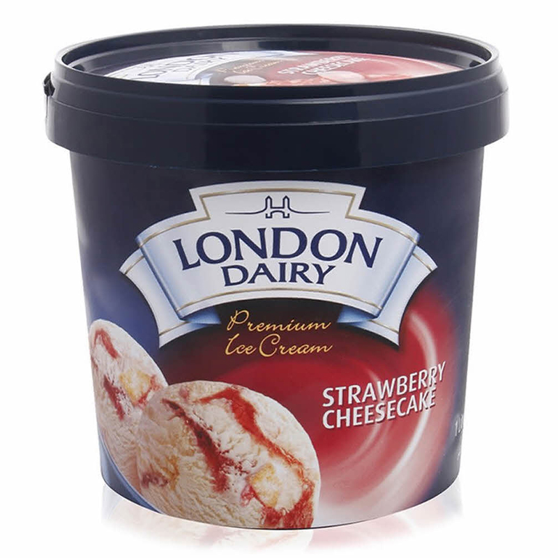 LONDON DAIRY STRAW CHEESE CAKE 1LTR