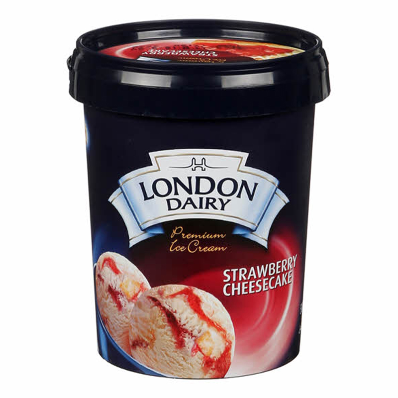 LONDON DAIRY STRAW CHEESE CAKE 500ML
