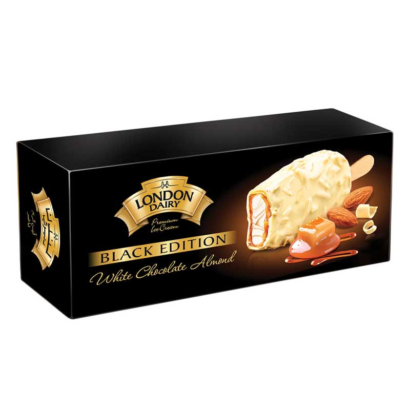 LONDON DAIRY WHITE CHOC ALMOND 80ML