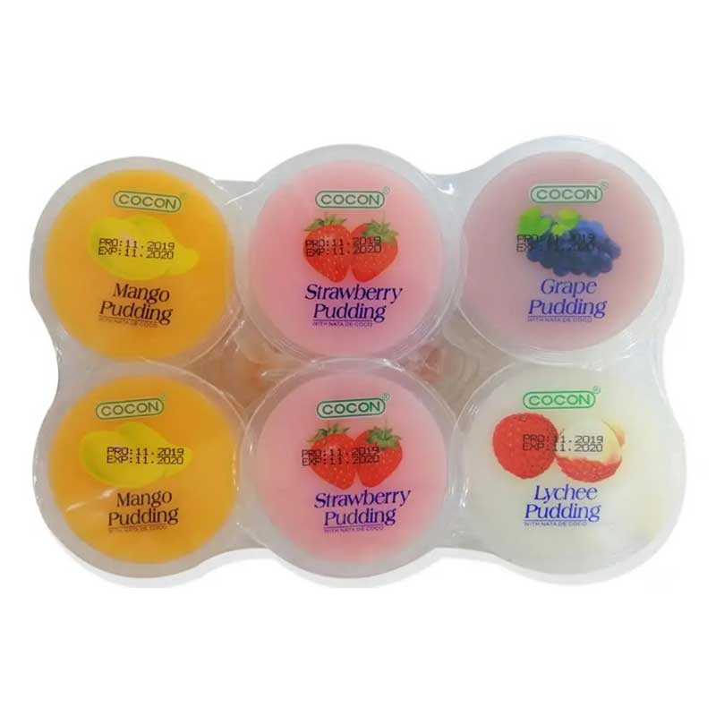 COCON PUDDING ASST 6X118GM
