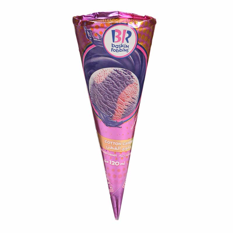 BR CONE COTTON CANDY120ML