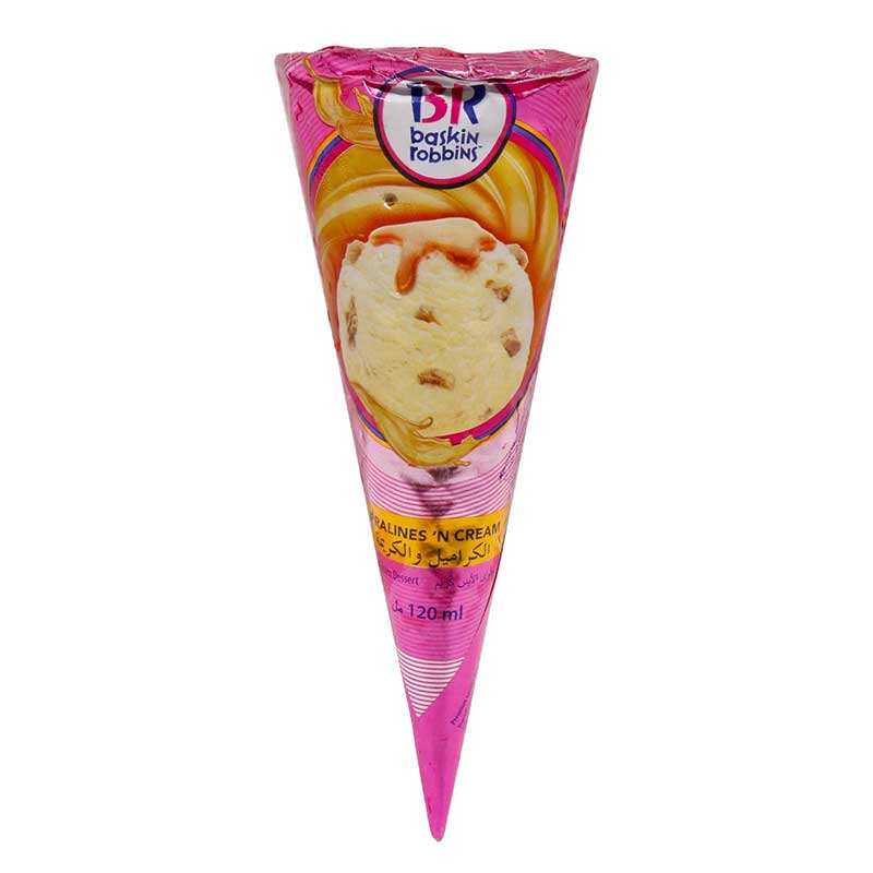 BR CONE PRALINES &amp; CREAM 120ML