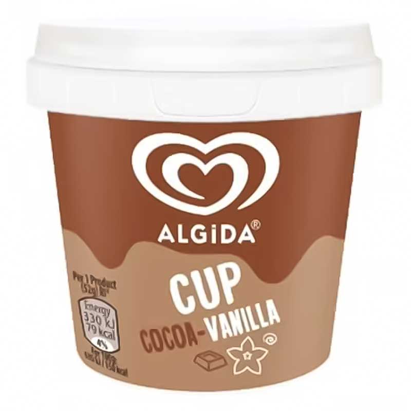 ALGIDA  CUP COCOA  VANILLA  100ML