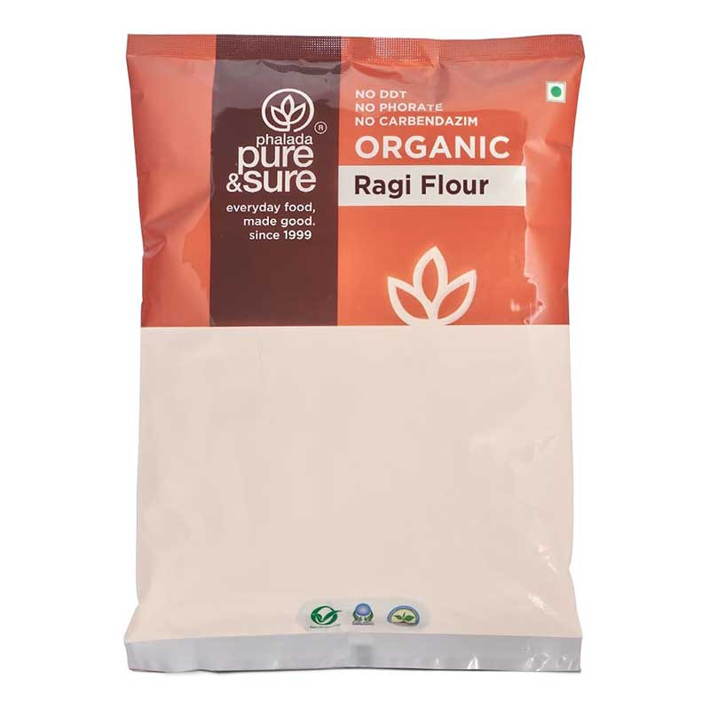 PURE &amp; SURE  ORGANIC RAGI FLOUR 1KG