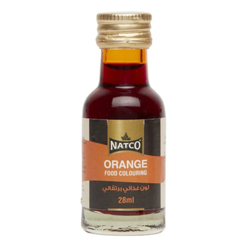 NATCO FOOD COLOUR ORANGE 28ML