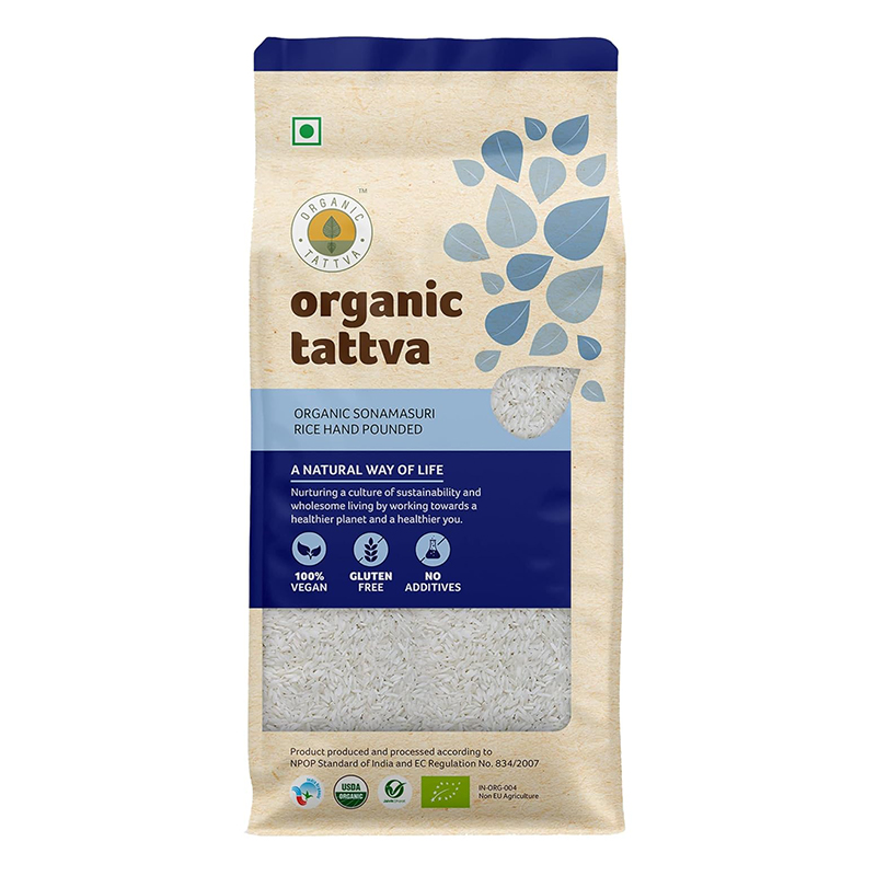 ORGANIC TATTVA SONAMASURI RICE HAND POUND 1KG