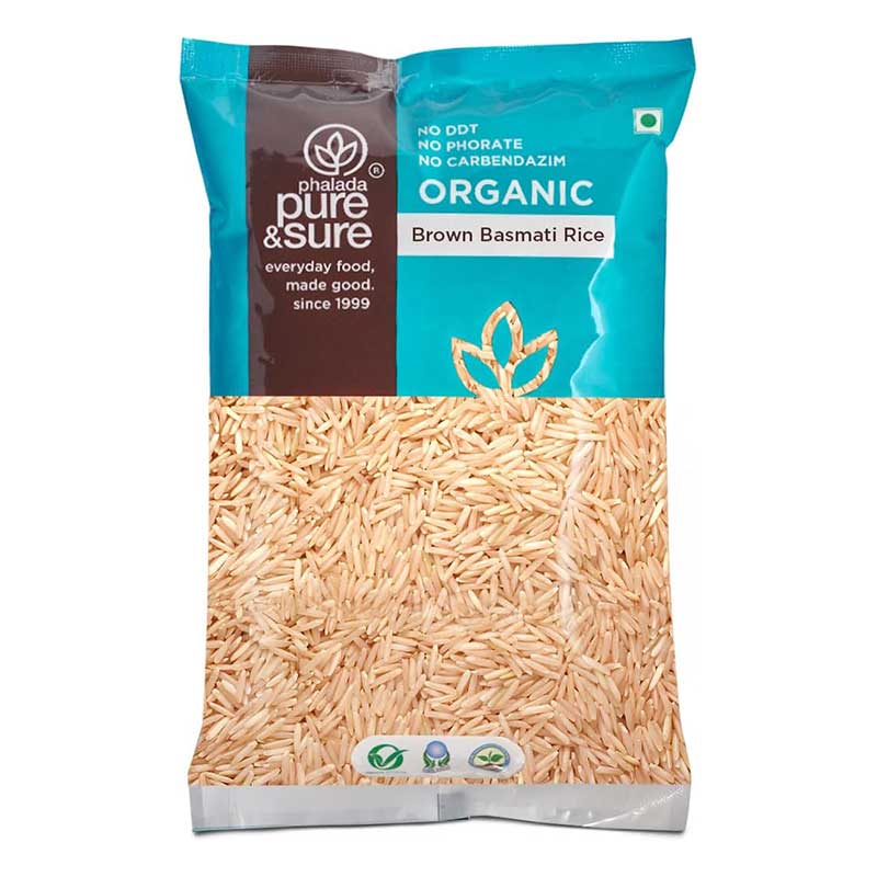 PURE &amp; SURE  ORGANIC BASMATI BROWN RICE  1 KG