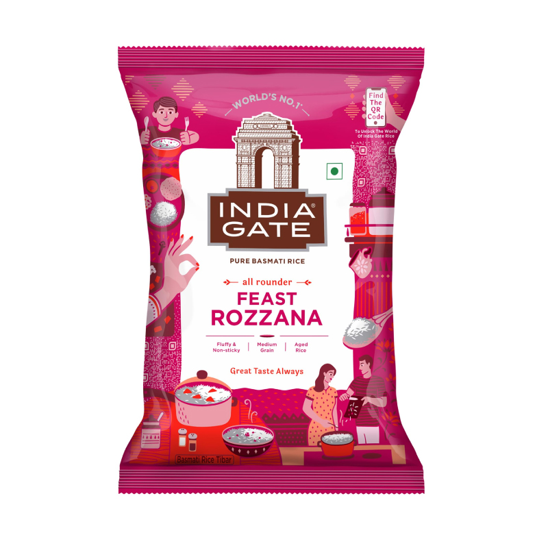 INDIA GATE BASMATI RICE ROZZANA 1KG
