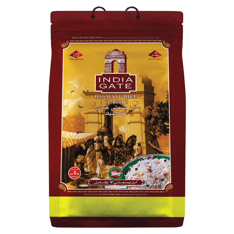 INDIA GATE RICE CLASSIC 5+1KG OFFER