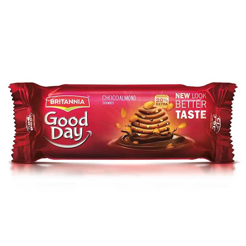 BRIT GOOD DAY CHOCO ALMOND 120GM