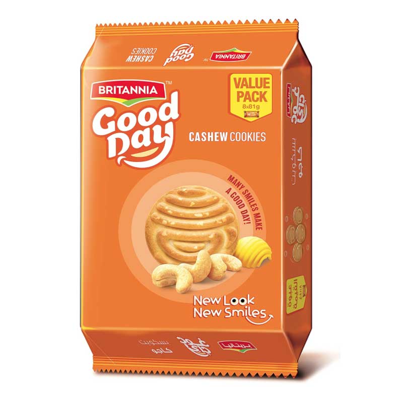 BRITANNIA GOOD DAY CASHEW 8X90GM