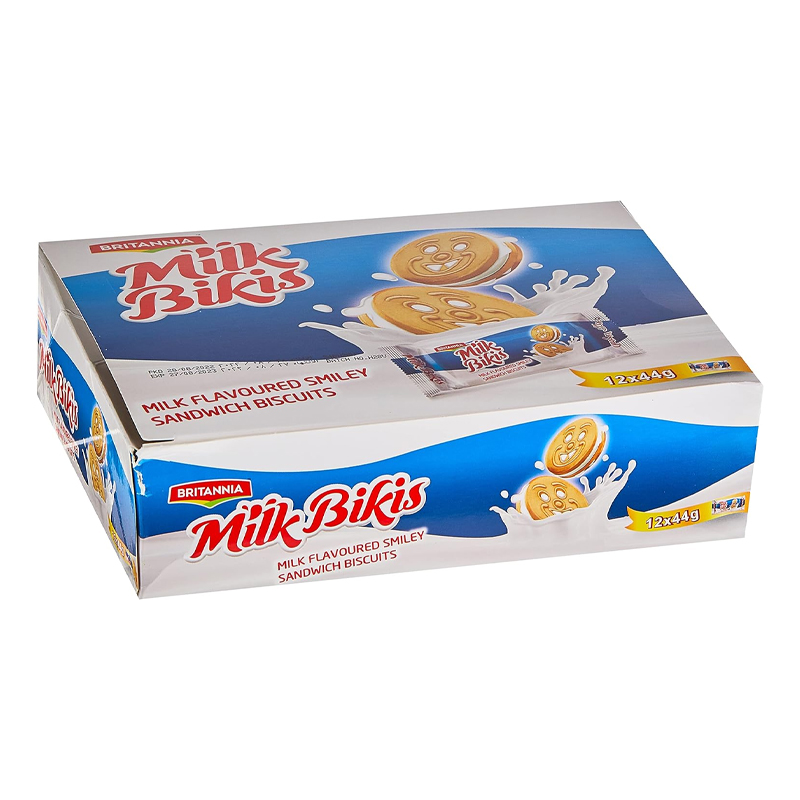 BRITANNIA MILK BIKIS CREAM  12x44gm