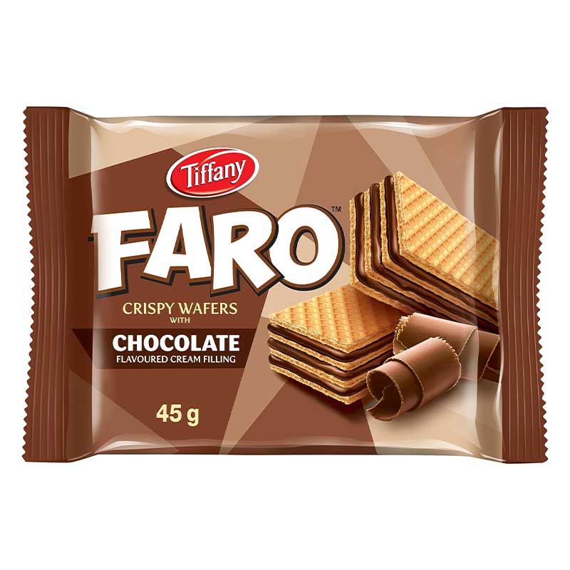 TIFFANY WAFER FARO CHOCO 45GM