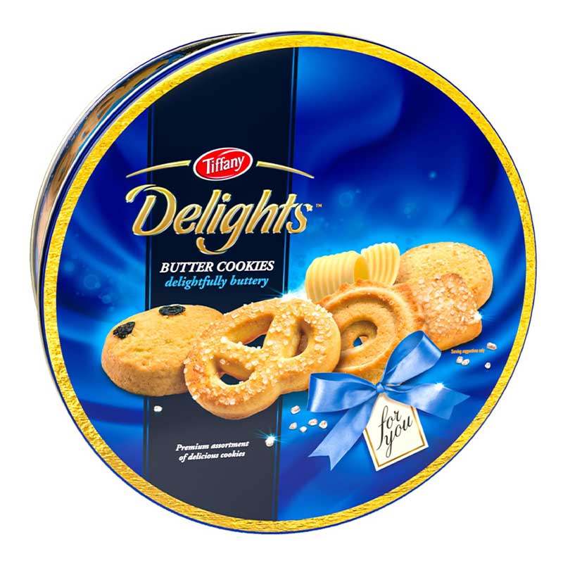 TIFFANY BUTTER COOKIES 810GM TIN