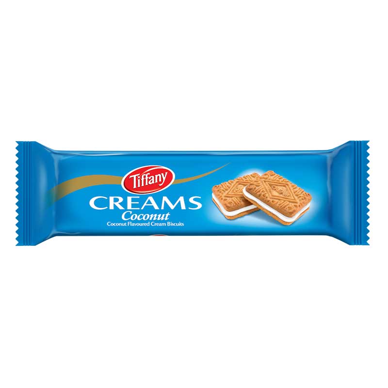 TIFFANY CREAM BISC COCONUT 90GM