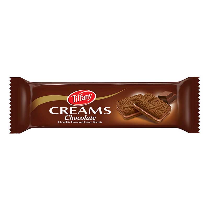 TIFFANY CREAM BISC CHOCO 84GM
