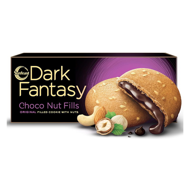 SF DARK FNTSY CHOCO NUT FILLS 75GM
