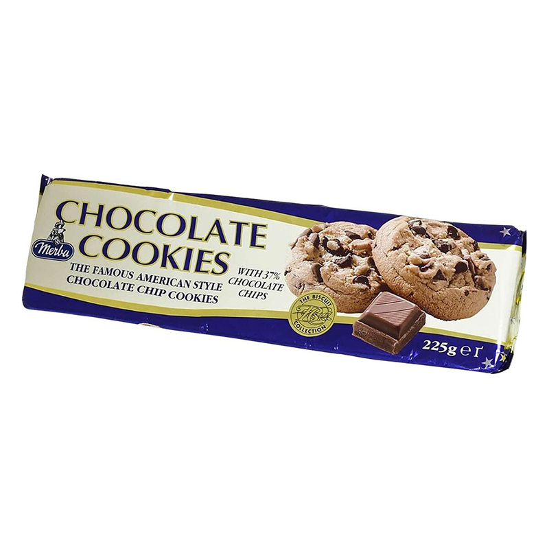 MERBA BISC COLL CHOCO COOKIES 225GM