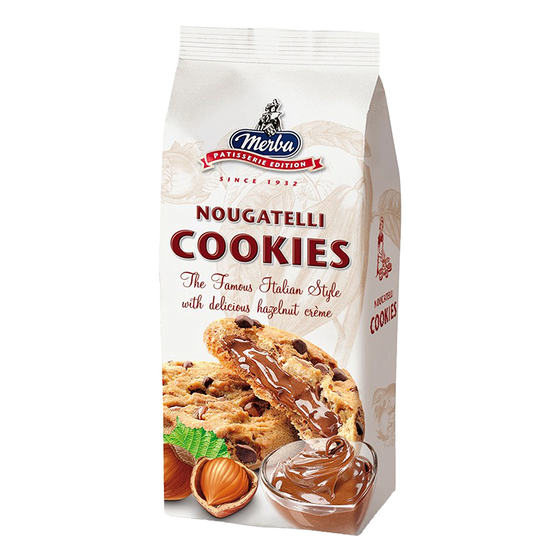 MERBA PTSSRE NOUGATELLI COOKIES 200GM