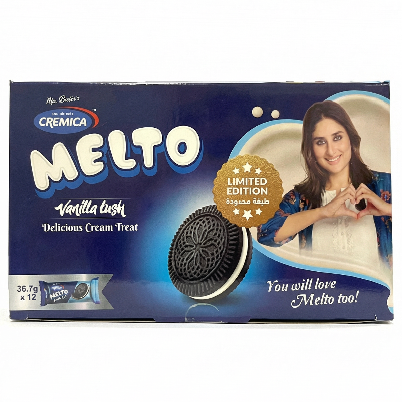 CREMICA MELTO VANILLA CREAM BISCUITS 12X36.7GM