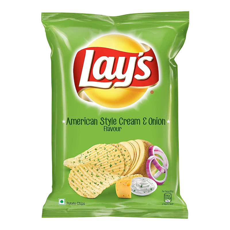 LAYS AMERICAN STYLE CREAM &amp; ONION 48GM