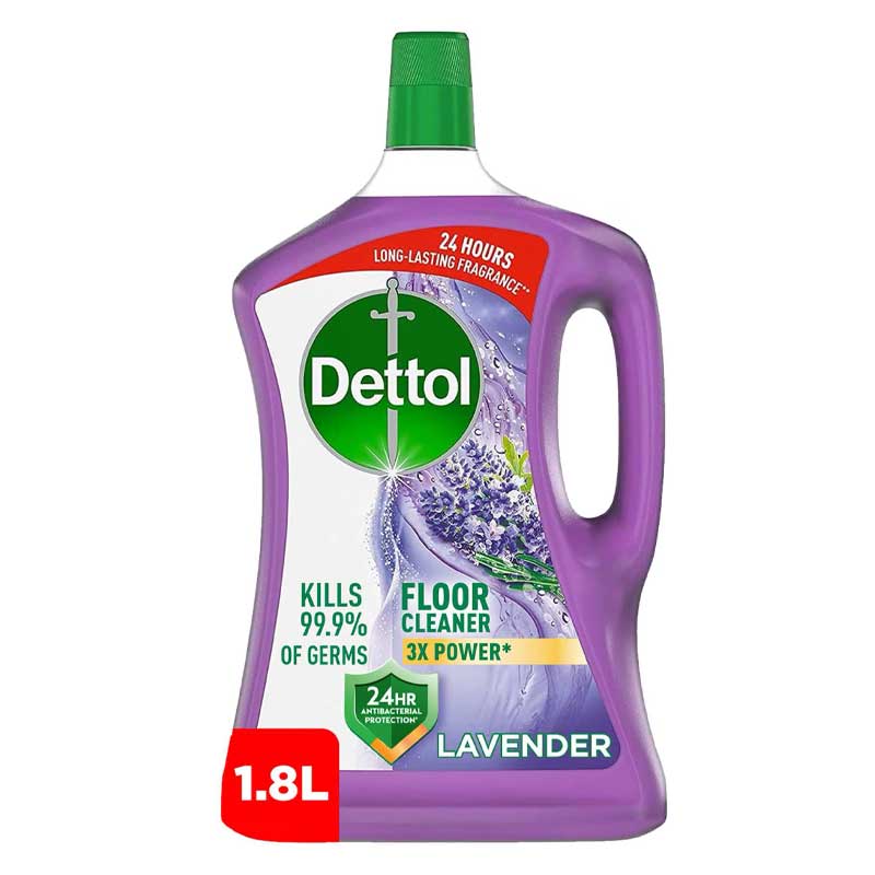 DETTOL ANTIBACTERIAL FLOOR CLEANER LAVENDER 1.8LTR