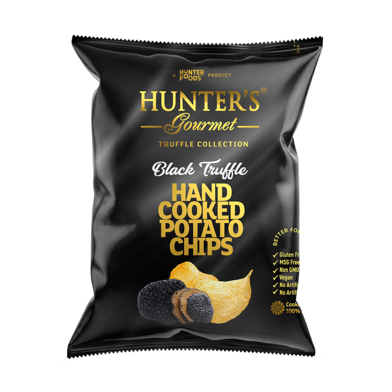 HUNTERS POTATO CHIPS BLK TRUFFLE 125GM
