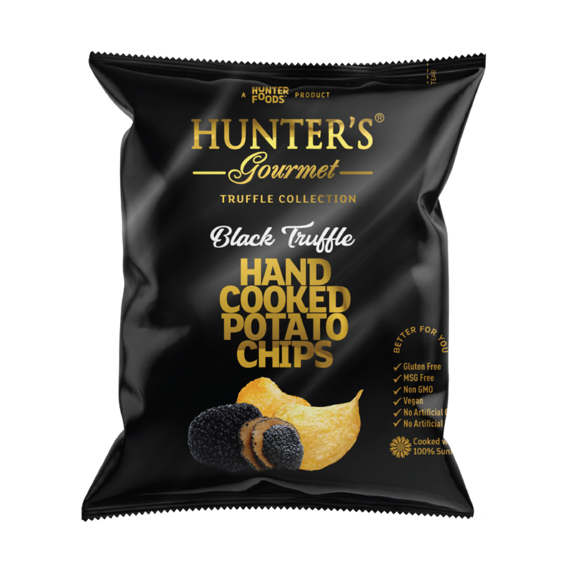 HUNTERS POTATO CHIPS BLK TRUFFLE 40GM