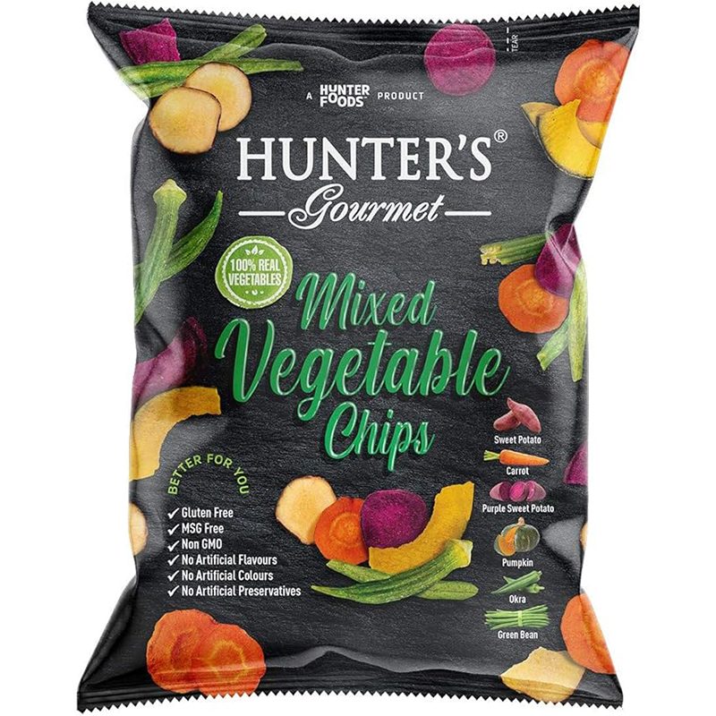 HUNTERS CHIPS MIX VEG 75GM