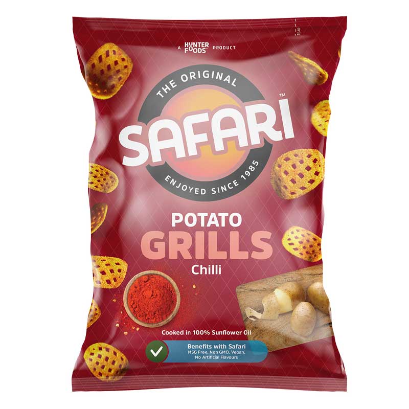SAFARI POTATO GRILLS CHILLI 60GM