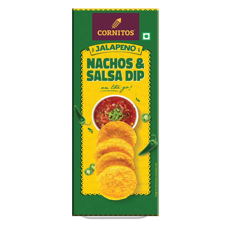CORNITOS NACHO&amp;SALSA COMBO JLPNO 70GM